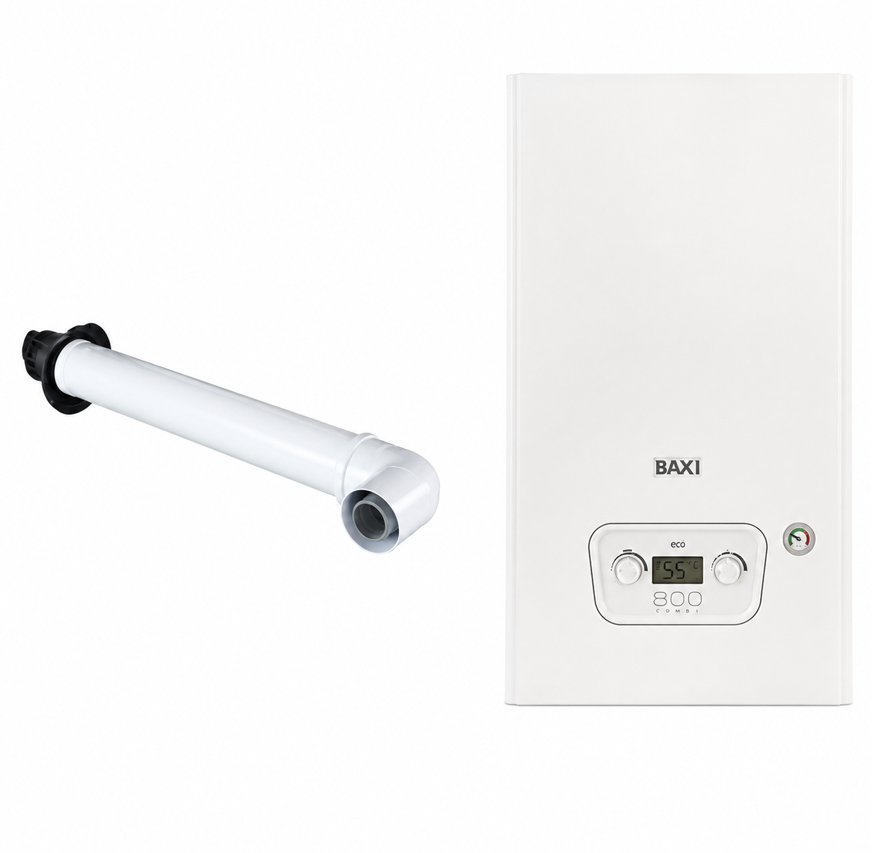 BAXI 436 36kW Combi Boiler with Horizontal Flue