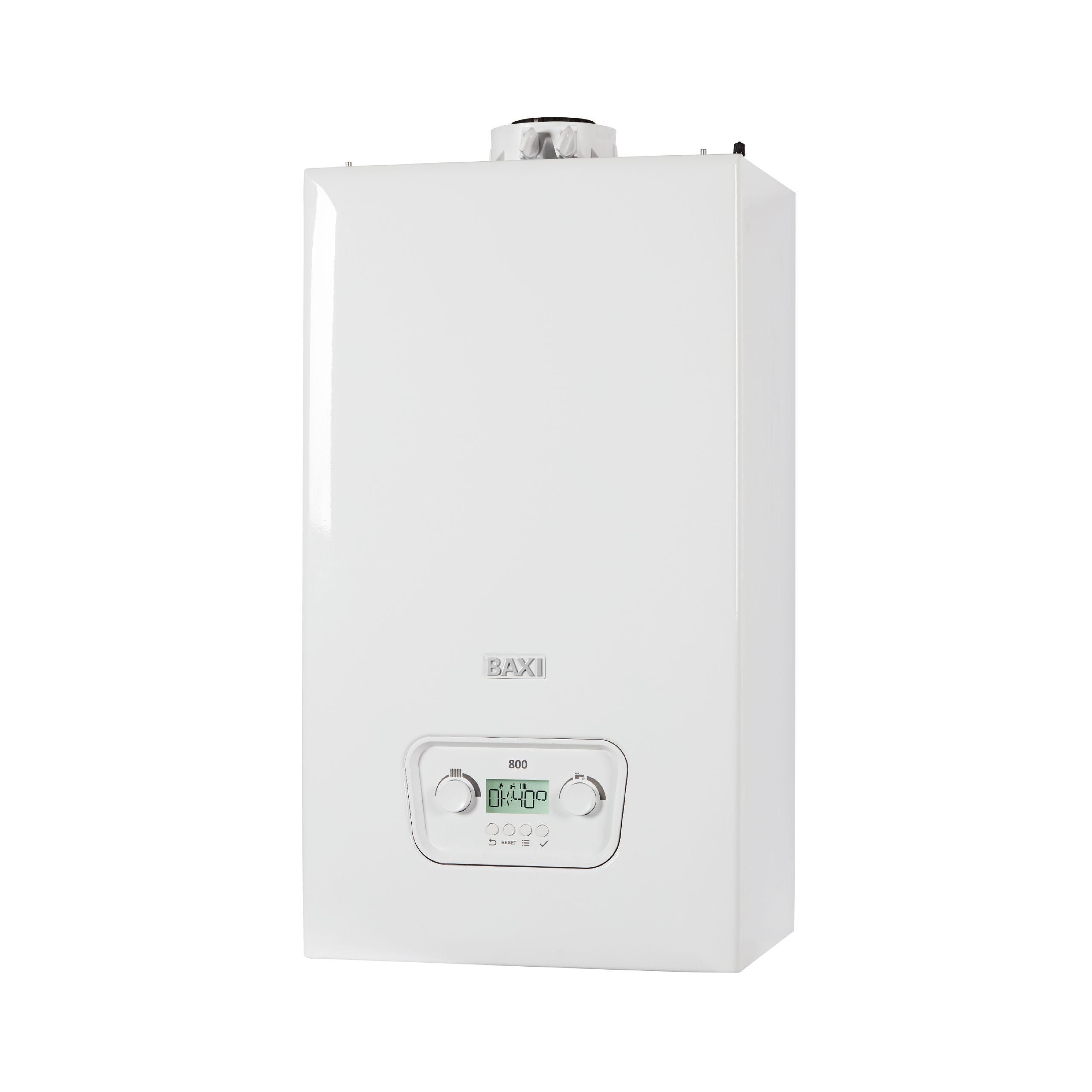 BAXI 836 36kW Combi Boiler with Horizontal Flue + Filter