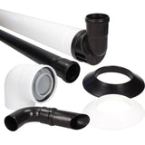 Baxi Multifit 60mm Black Plume Displacement Kit with Flue
