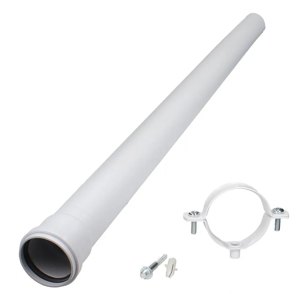 Baxi Multifit 60mm 1 Metre White Plume Displacement Extension