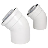 Worcester 100mm 45° Flue Bends (Pair)